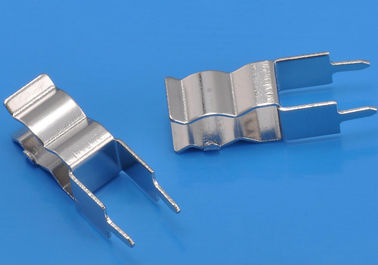El clip electrónico del fusible del cobre H62 afianza el material de electrochapado del niquelado con abrazadera del grueso de 0.4m m