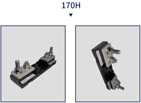 Serie estándar europea que derrite el tenedor 170H1013 170H1007 del fusible de la baja tensión