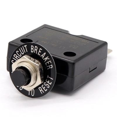 El disyuntor manual del botón de reinicio de 50VDC 5-30A calienta la protección quebrada del camino