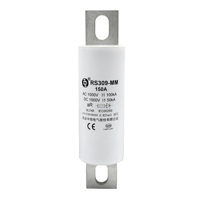 CA auto de cerámica/DC1000V de la conexión de perno de los fusibles del tubo redondo RS309-MM