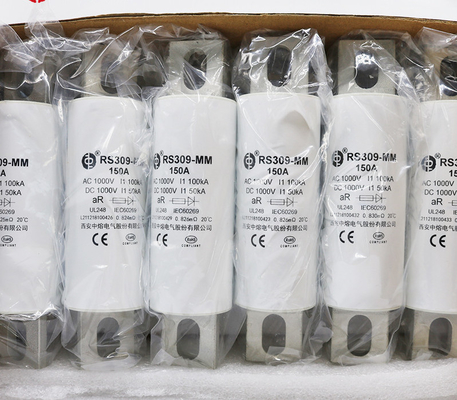 CA auto de cerámica/DC1000V de la conexión de perno de los fusibles del tubo redondo RS309-MM
