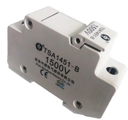 UL fotovoltaica de la serie del tenedor 14X51 TSA1451-B del fusible de Fractant Seat 1500VDC 32A