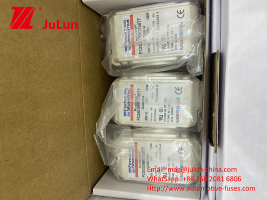 Ferraz D300084 Fusiles para vehículos de cerámica 1250A 690V 200KA Corriente de fallo DC