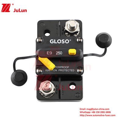 Restablecer el fusible manualmente 1.9 * 2.91 * 1.7 pulgadas amarre interruptor de circuito de reinicio manual para Industrial