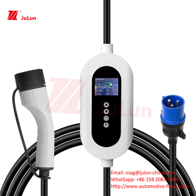 Cargador de vehículos eléctricos 7Pistola de carga estándar europea Tipo 2 Cargador portátil a bordo Nueva pistola de carga de energía