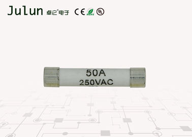 El halógeno temporario rápido del fusible 6x30m m de la protección de circuito del fusible de la CA de 250v 50 amperio libera