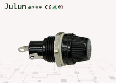 Gama negra de la corriente del tenedor 6.3A del fusible del material 250v del tenedor PA66 del fusible eléctrico