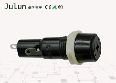 Gama negra de la corriente del tenedor 6.3A del fusible del material 250v del tenedor PA66 del fusible eléctrico
