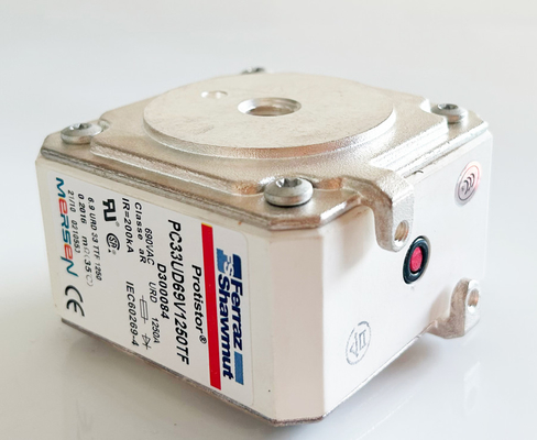 Ferraz D300084 Fusiles de cerámica originales para vehículos 1250A 690V 200KA Corriente de fallo de corriente continua