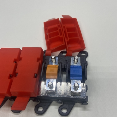 Nave de motor Rojo Negro Portador de fusibles de baja tensión para yates Coches Naves - 20A 30A 80A 100A 200A Corriente nominal M6 M8 M10
