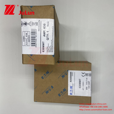 BUSSMANN 630MMT 690V Cerámica Copper Twin Plate Flat Bols Tipo de fusible para el automóvil
