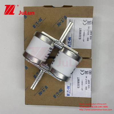 BUSSMAA 690V tensión nominal Cobre cerámico 630MMT Fusiles para automóviles 630A M6/M8 Instalación