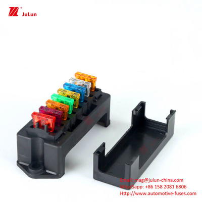 Dimensiones exteriores Estándar UL de la UE 30A-500A Portador de fusible de perno Caja de fusibles Protección de circuito automotriz Portador de fusible de nylon