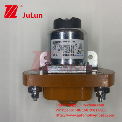 DC 12-80V Interruptor de gran corriente de energía apagado Monte de tornillo 200A 1P bobina Tensión nominal: DC12 ~ 80V