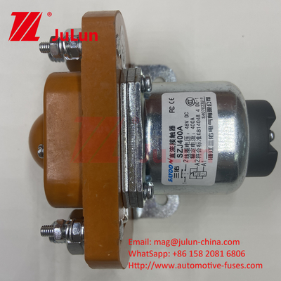 Contactor de corriente continua MZJ-50A excavadora fábrica de ladrillos alta corriente baja tensión CE FCC