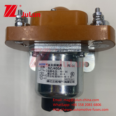Vida mecánica Dc Contactor Modelos de la serie MZJ-D completan una bobina única normalmente abierta