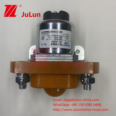 Contactor de corriente continua SZJ100A Batería eléctrica de cuatro ruedas Resistencia a altas temperaturas