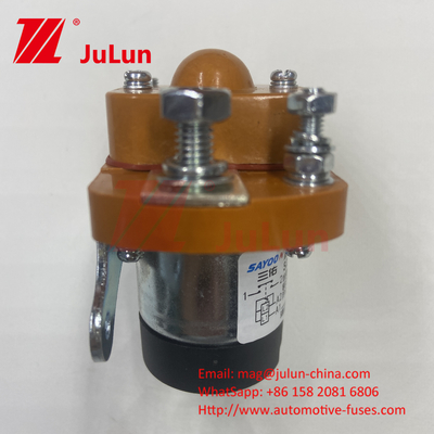 Contactor de corriente continua coche de recorrido electromagnético SZJ50A-D SZJ50A MZJ-50A motor 12V 24V 60V