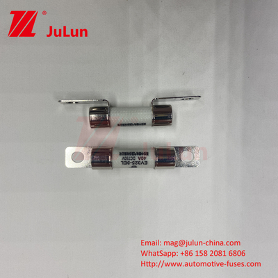 Fusiles cerámicos para automóviles 10A 15A 750VDC Fusiles cerámicos para vehículos 25A 30A 40A 50A Uses para cargador de vehículos eléctricos