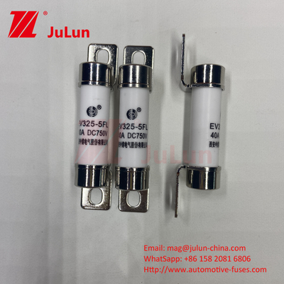 Fusiles de descarga mecánica 25A 30A 40A 750V Fusiles controlados a temperatura para aplicaciones de vehículos eléctricos con rango de trabajo de -45 ~ 125.C