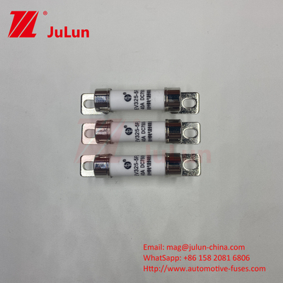 50kA DC Fuso nominal para EV DC DC Convertidor Cargador de automóviles 750VDC EV325 Fuso Carga química y alta temperatura 40A 5