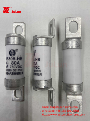 Fusiles para vehículos eléctricos RS308 DC750V 10A 15A 20A con excelente resistencia a las vibraciones 63A