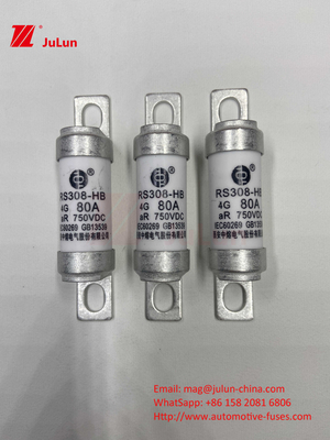 100A80A 750VDC Almacenamiento de energía 10A 25A 30A 50AEV Voltage Micro fusible con protección inteligente para el sistema de tracción eléctrica