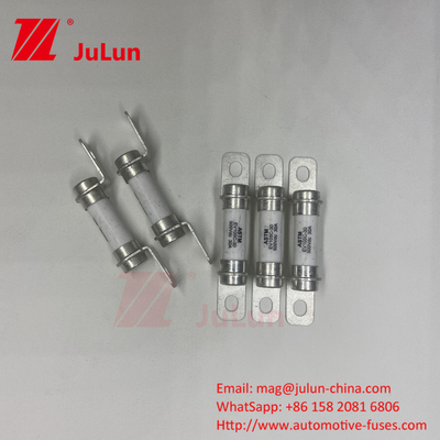 Fuseo para vehículos eléctricos 500VDC Cerrojo M6 Cerrojo 50A Excelente capacidad de rotura de corriente continua