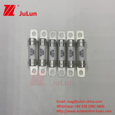 30A 20A Tubo cerámico M6 Cerrojo Tipo 15A Fusiles para vehículos eléctricos Vehículo eléctrico 500VDC ESS Fusiles cerámicos
