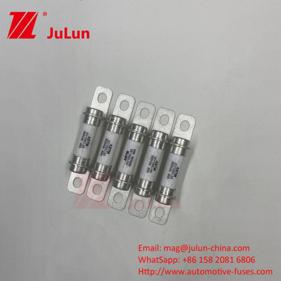 Sistema de almacenamiento de energía del fusible 500VDC Conexión de tornillo de alto corte Fusible rápido 15A 30A 50A Sistema de conversión de potencia del vehículo eléctrico
