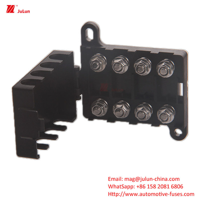 La caja de seguridad de automóvil de 10 vías se utiliza para restablecer manualmente el interruptor de circuito de la lancha eléctrica sosteniendo los fusibles de tornillos con C