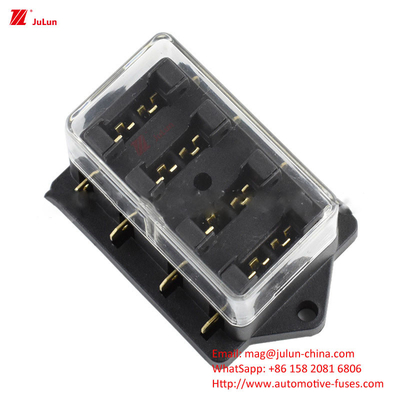 Eu UL Singular/Bipolar 30A-500A Soporte de fusible de carcasa de nylon Protección de circuitos electrónicos automotrices
