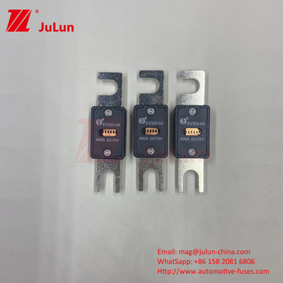 M6 Tipo de cerrojo Automóvil eléctrico 70VDC Vehículo de nueva energía Vehículo eléctrico Fuse 200A EV320 5C