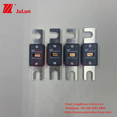 Los fusibles para vehículos eléctricos de automóviles con corrientes de 80-500A - que cumplen con las normas ISO8820-5 y GB/T31465.5-2015