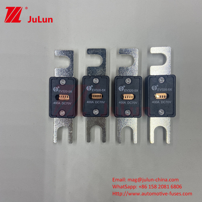 Fusiles para vehículos eléctricos de cerámica negra EV320-5X-80A 70VDC para aplicaciones automotrices