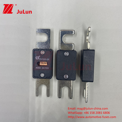 EV320-5X-450A-N 70VDC M6 M8 Fusiles EV portátiles cumplen con la norma ISO8820-5 para sistemas eléctricos y sistemas de propulsión automotriz
