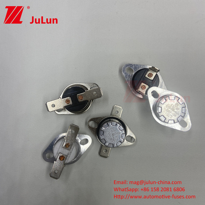 KSD301 Sensor de temperatura del termistor de contacto normalmente abierto Tipo de circuito 10A 250V Resistencia≤50mΩ Producto
