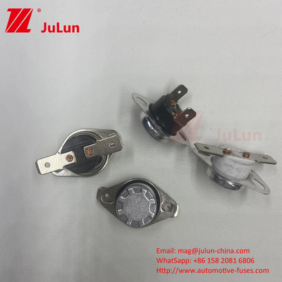 KSD301 Sensor de temperatura del termistor Resistencia de circuito bajo ≤ 50 mΩ Valor inicial