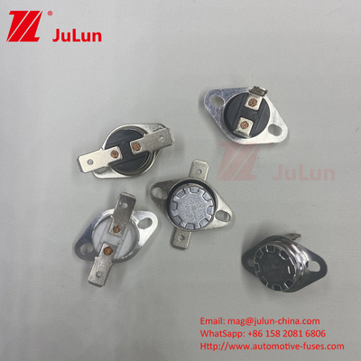 KSD301 Sensor de temperatura del termistor Resistencia de circuito bajo ≤ 50 mΩ Valor inicial