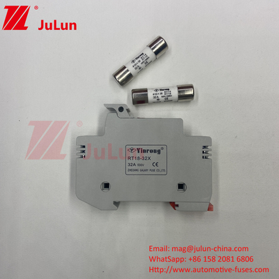 TUV WSPV-32B CE Sistema fotovoltaico de fase única Solar 10*38 1000v DC Fuse HoldFuse fotovoltaico solar para la protección de módulos fotovoltaicos