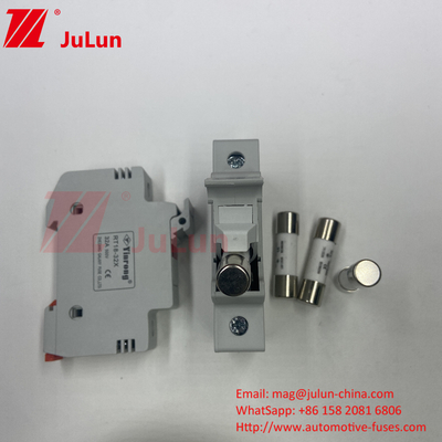 10A-63A Fusiles cilíndricos para protección del sistema de energía solar Fusiles fotovoltaicos de 1000 V de corriente solar 6A 10A 15A 20A 25A 30A Alta tensión