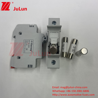 DIN Guía de fijación DIN Rail Solar fijación Solar DC 1000V Fusiles fotovoltaicos 6A 10A 15A 20A 25A 30A V alto