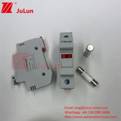 DIN Guía de fijación DIN Rail Solar fijación Solar DC 1000V Fusiles fotovoltaicos 6A 10A 15A 20A 25A 30A V alto
