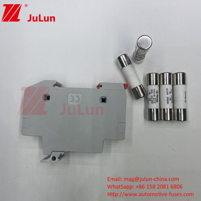 Invertidor fotovoltaico solar Fuse cilíndrico.Fuse holder 1000V DC Fuse holder para el sistema de paneles solares 25A 32A AC