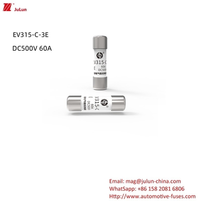 La nueva energía de potencia de mediana alta presión cerámico fusible/ EV315-C-3E DC500V 10A,15A,20A,30A,40A,50A.60A