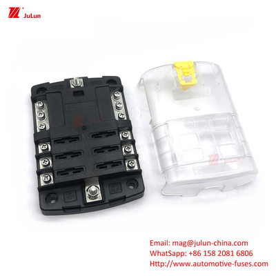 ANS Auto Parts Circuito electrónico Corriente 30-50A Sustentador de fusible de tornillo pequeño para el sistema automotriz Puede restablecer el interruptor de circuito