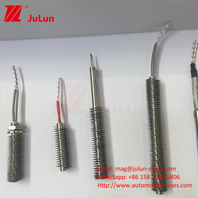 Tubo de calefacción eléctrico calefactor indirecto de fundición de aluminio de resistencia de calentamiento personalizado para automatización