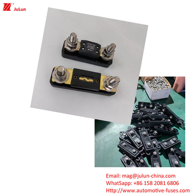 Eu UL Rompecircuito de amplificador de reinicio manual 30A-500A32V Portador de fusibles para automóviles