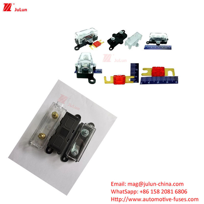 Eu UL Auto Parts ANS/MIDI Pequeño soporte de fusible con corriente de retención de 30A-500A para circuitos electrónicos de automóviles