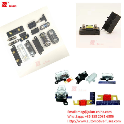 Eu UL Auto Parts ANS/MIDI Pequeño soporte de fusible con corriente de retención de 30A-500A para circuitos electrónicos de automóviles